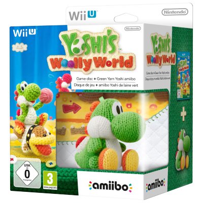 Yoshi's Woolly World + Фигурка Amiibo Green Yarn Yoshi (WiiU)