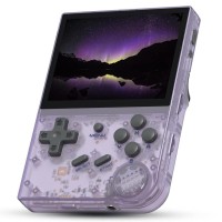 Anbernic RG35XX Transparent Purple (прозрачный фиолетовый)