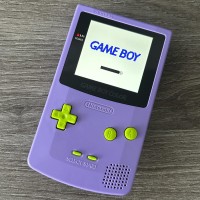 Gameboy Color (IPS Laminated Screen v.2.0 FunnyPlaying) Сиренево - салатовый