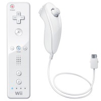 Комплект Геймпадов Remote Plus + Nunchuk (Белого цвета) (Wii/WiiU) Б.У.